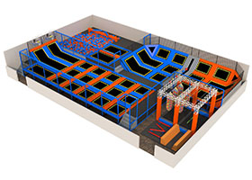大型组合蹦床